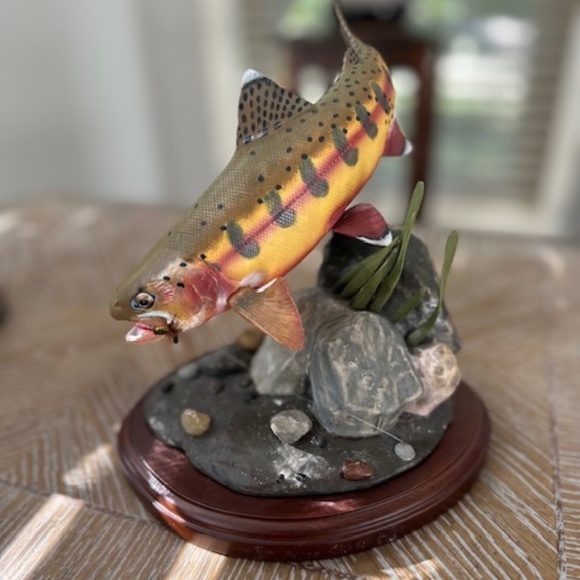 Golden Treasure Trout Franz Dutzler replica - Picture 1 of 10